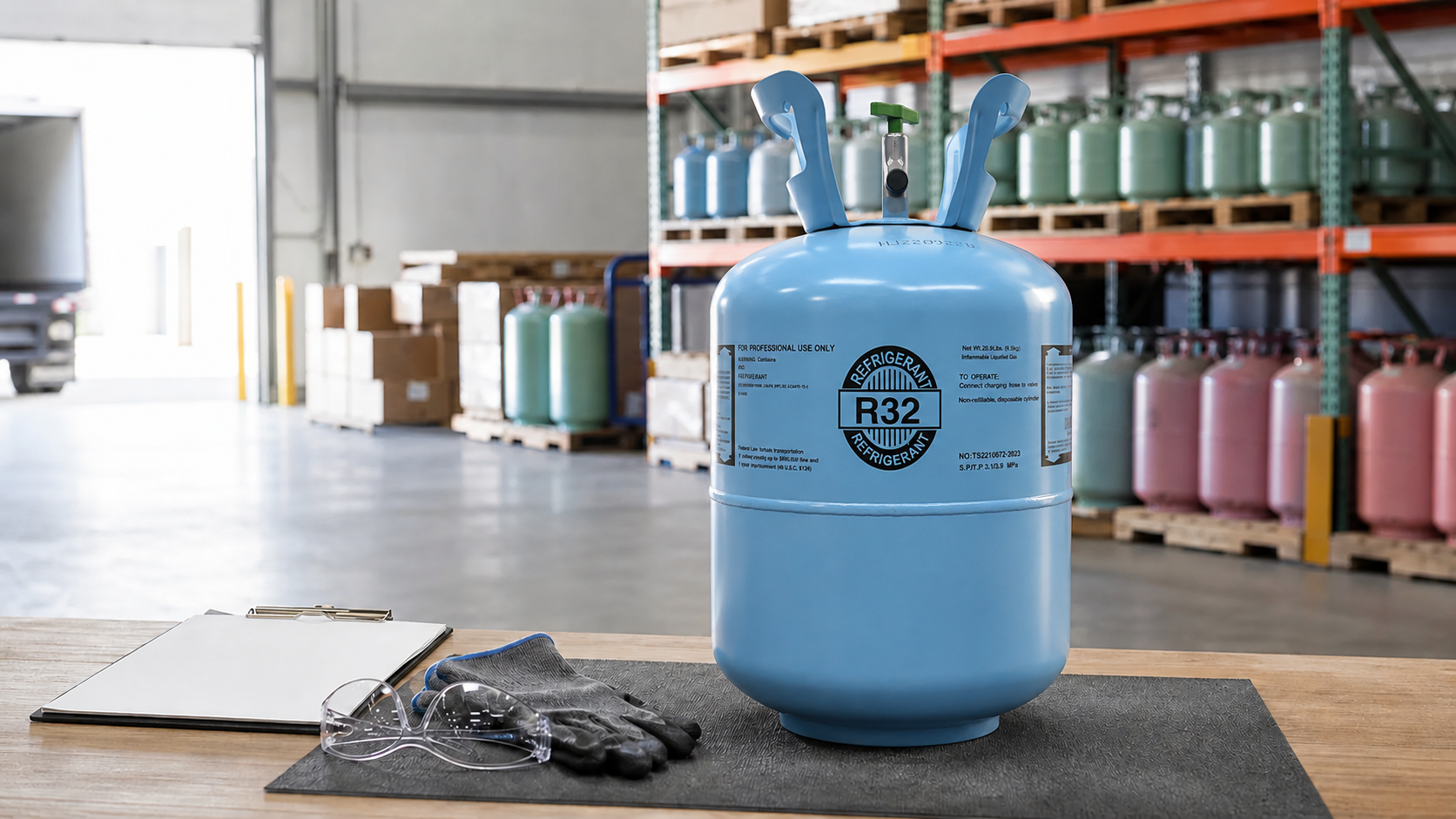 R32 Cylinder Leak Checklist: Receiving and Safety Checks