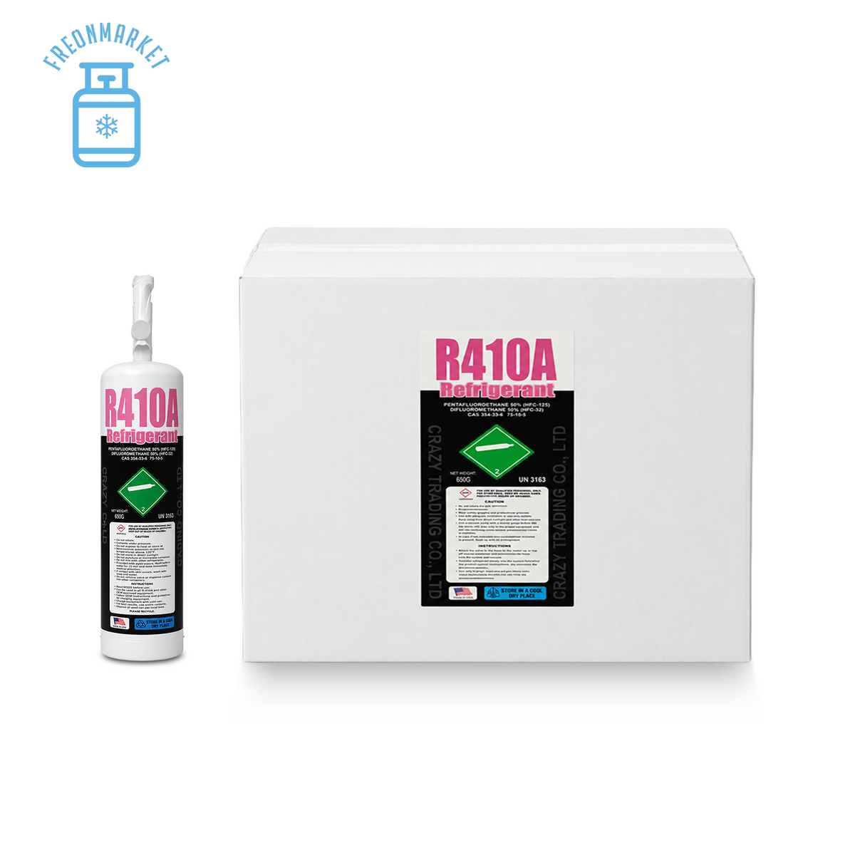 1.5 lb R410A Portable Refrigerant for Compatible AC Systems