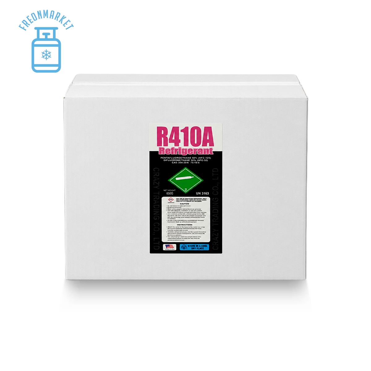 1.5 lb R410A Portable Refrigerant for Compatible AC Systems