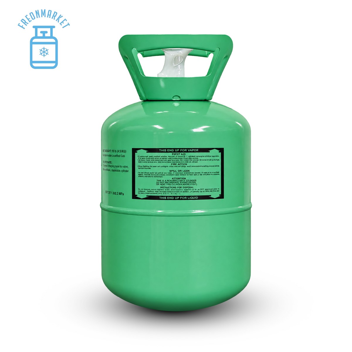 10 lb R22 Refrigerant for Compatible AC & Refrigeration Systems