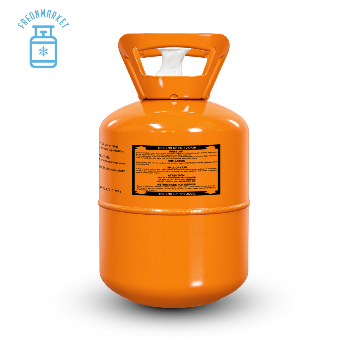10 lb R404A Refrigerant for Commercial Refrigeration