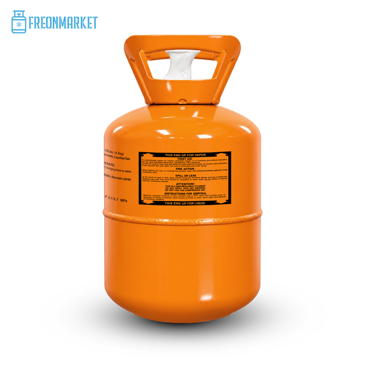 10Lb R404A R-404A Freon Refrigerant Gas