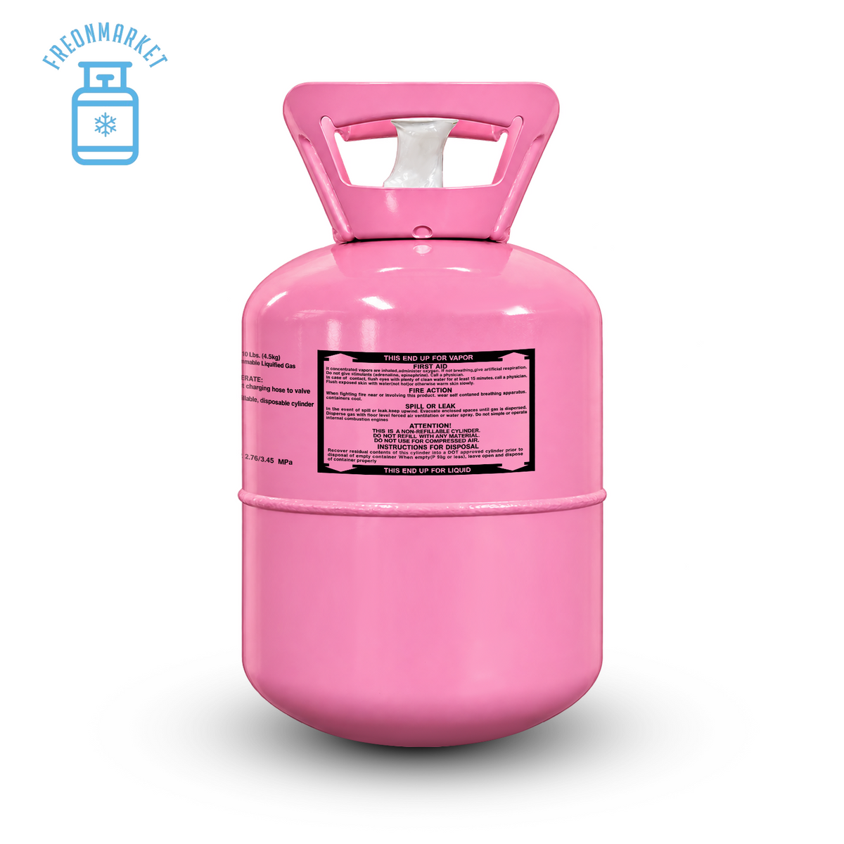 10 lb R410A Refrigerant for Compatible AC & Heat Pump Systems