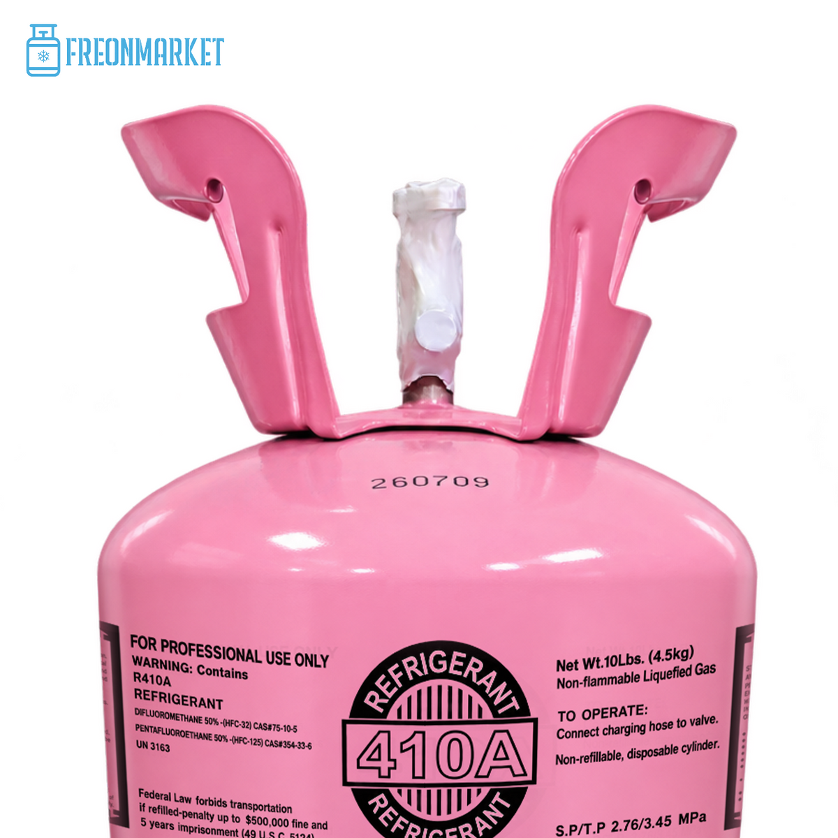 10Lb R410A R-410A Freon Refrigerant Gas