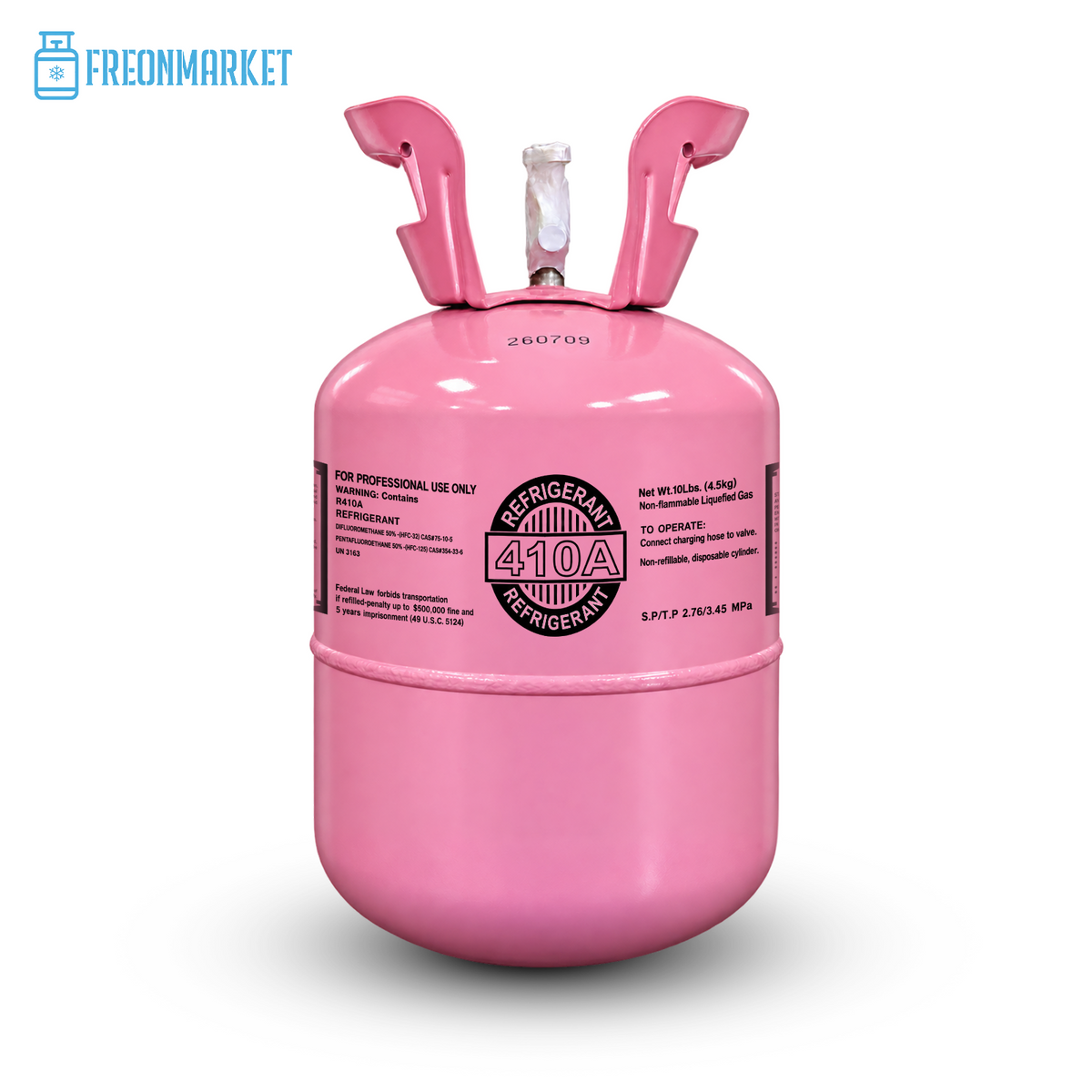 10Lb R410A R-410A Freon Refrigerant Gas