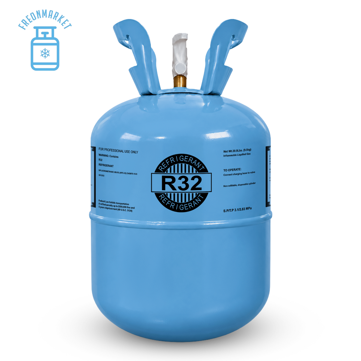 20.9 lb R32 Refrigerant for Compatible AC and Heat Pump Systems