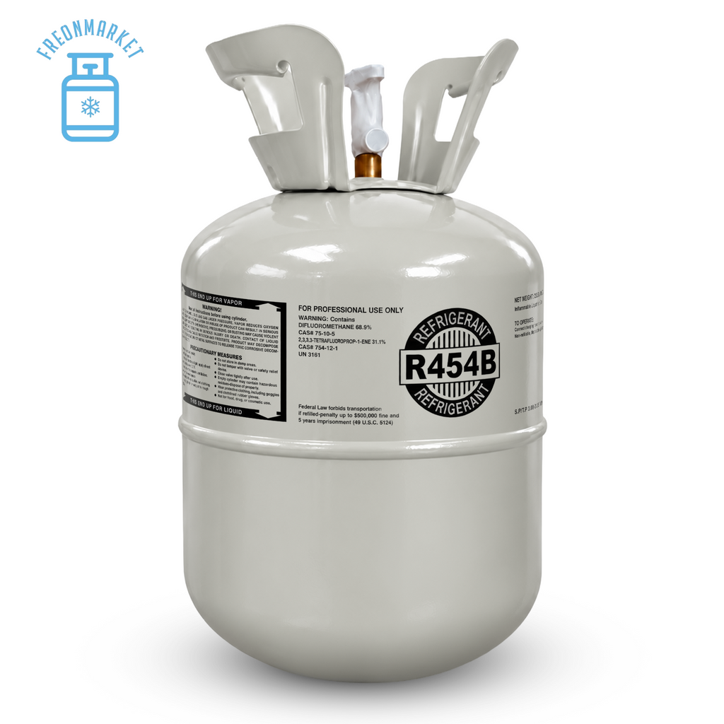 22 lb R454B Refrigerant for Compatible AC and Heat Pump Systems