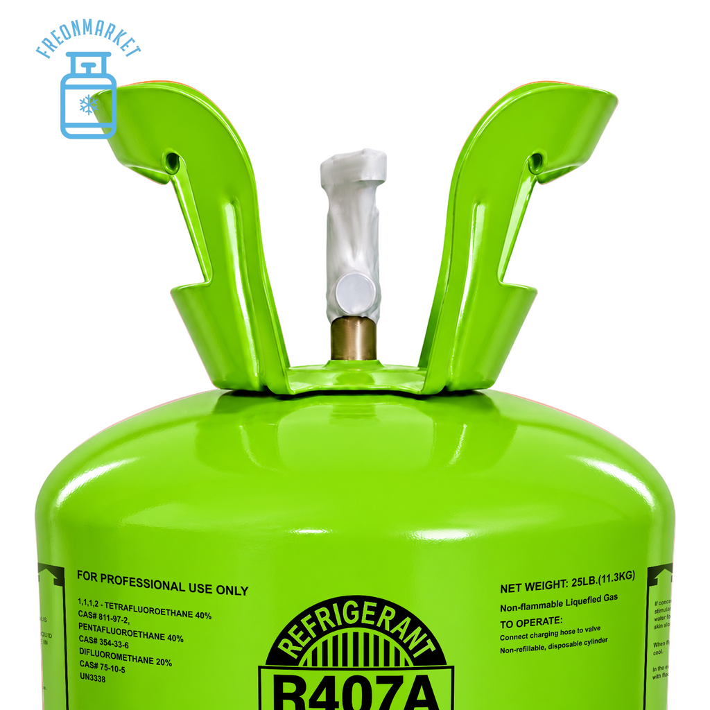 25 lb R407A Refrigerant for Commercial Refrigeration