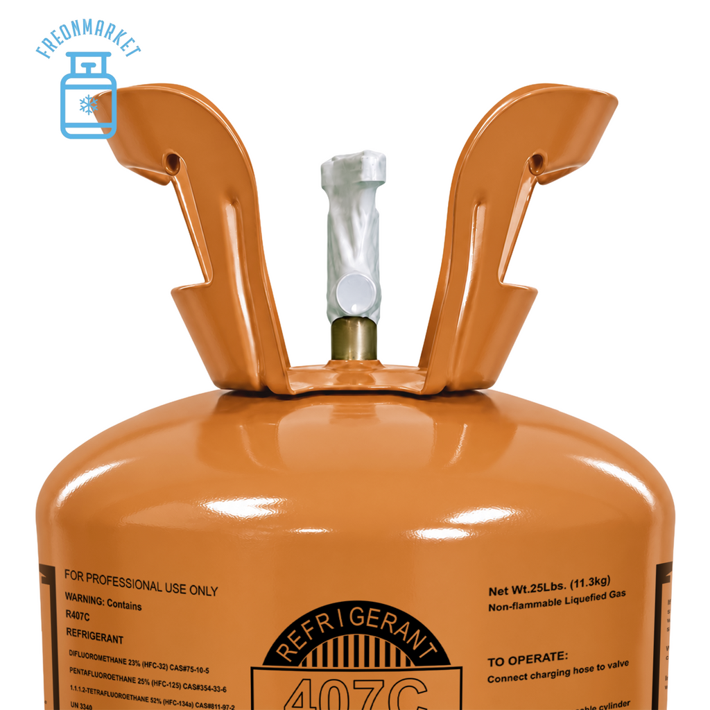 25 lb R407C Refrigerant for R22 Retrofit Applications