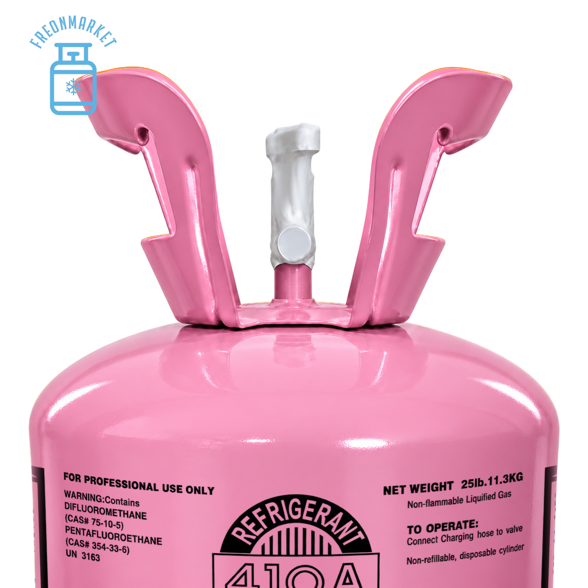 25 lb R410A Refrigerant for Compatible AC and Heat Pump Systems