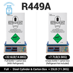 25 lb R449A Refrigerant for Commercial Refrigeration