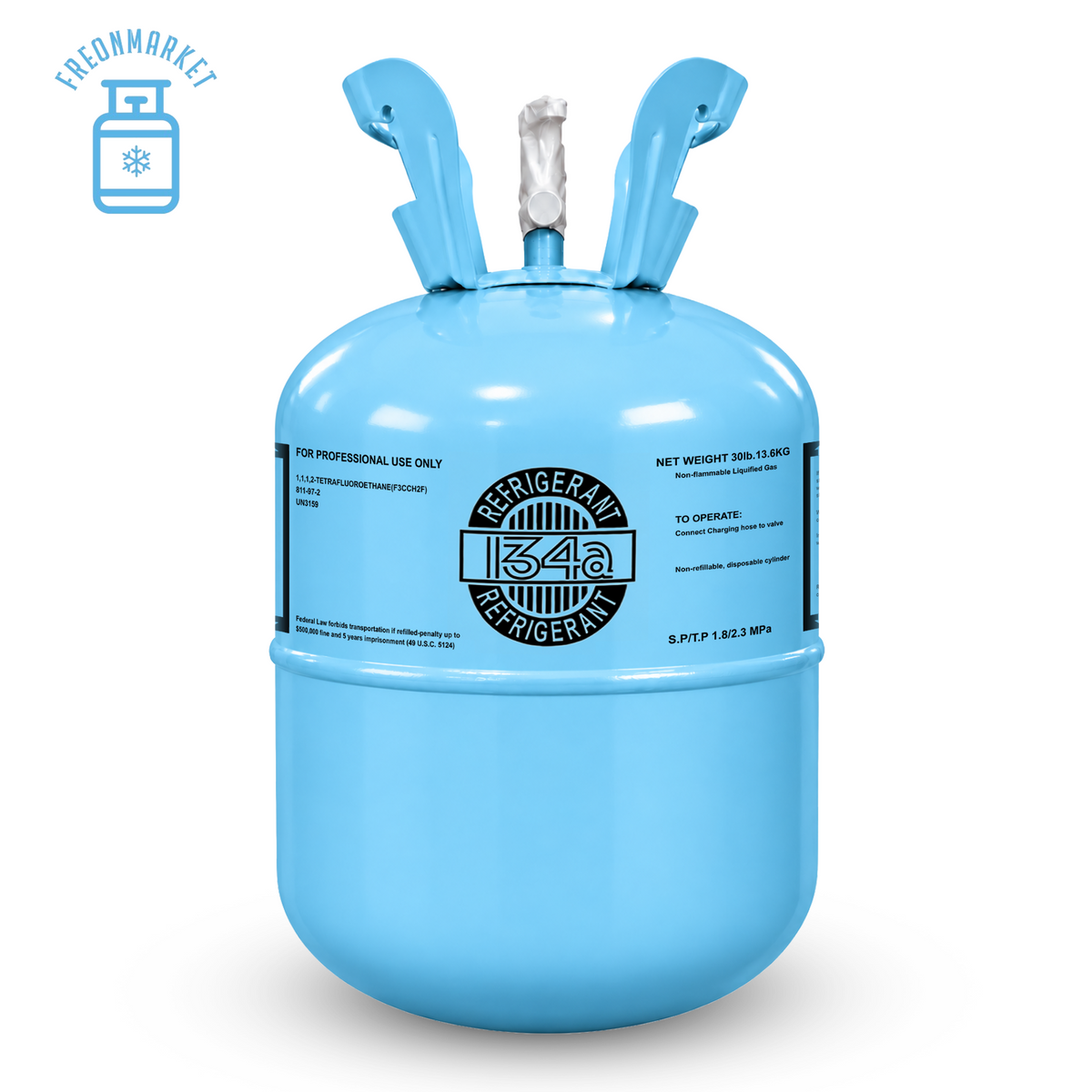 30 lb R134A Refrigerant for AC and Refrigeration Systems