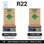 30 lb R22 Refrigerant for Compatible Legacy AC Systems
