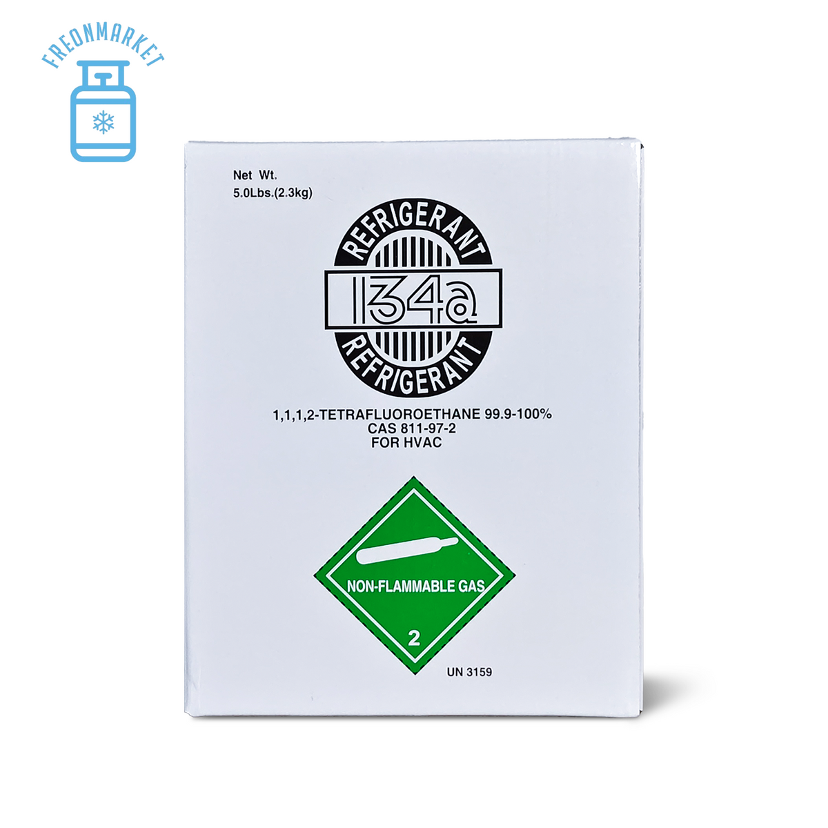 5 lb R134a Refrigerant for AC & Refrigeration Systems