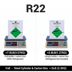 5Lb R22 R-22 Freon Refrigerant Gas