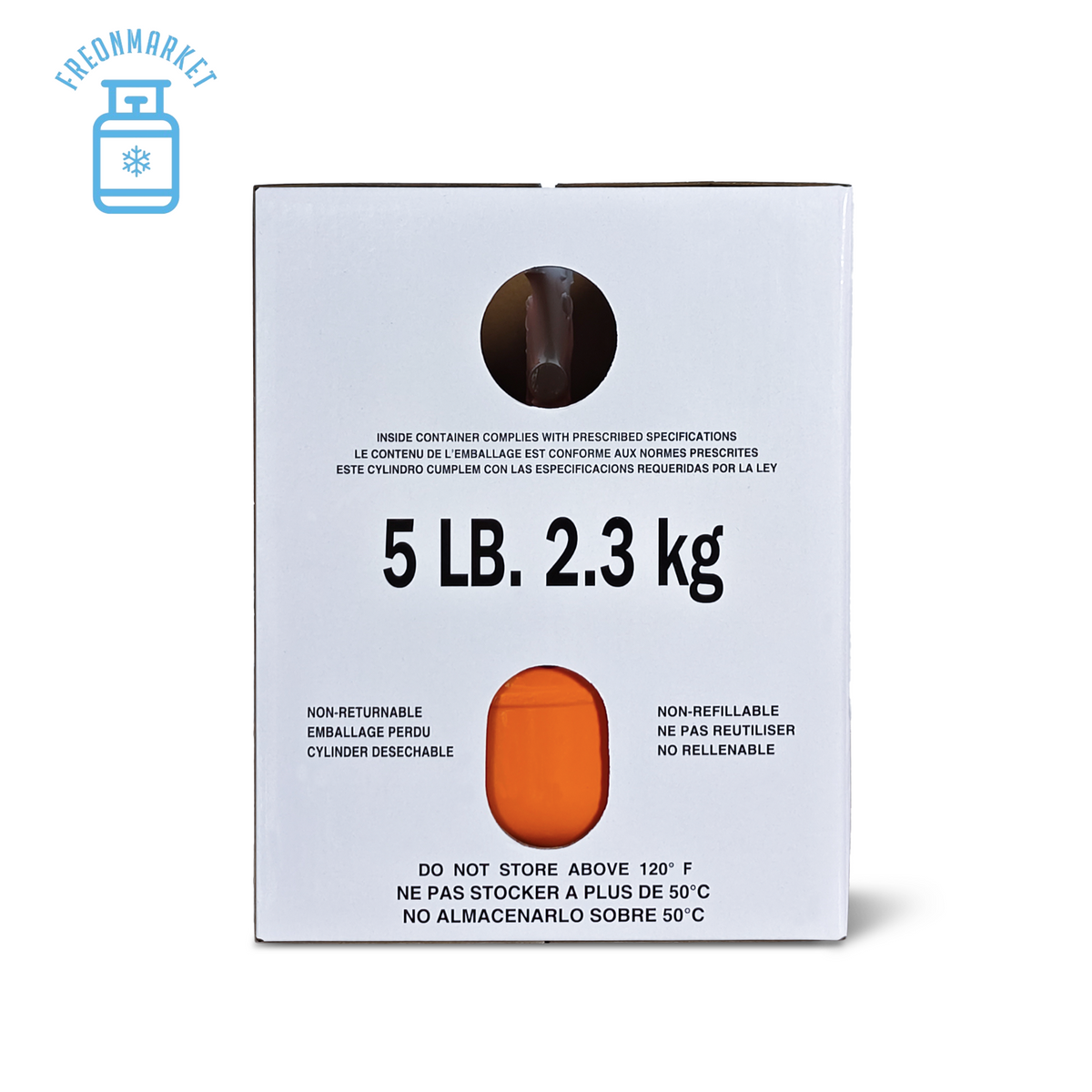 5 lb R404A Refrigerant for Commercial Refrigeration