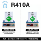 5 lb R410A Refrigerant for Compatible AC & Heat Pump Systems