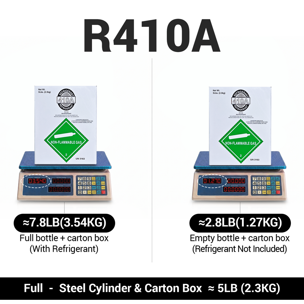 5Lb R410A Freon Refrigerant Gas