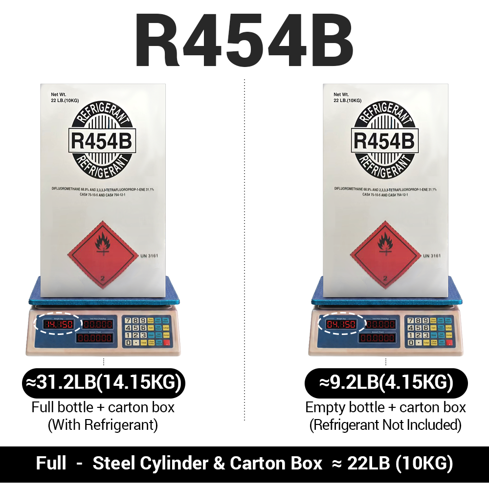 22LB R454B R-454B Freon Refrigerant Gas